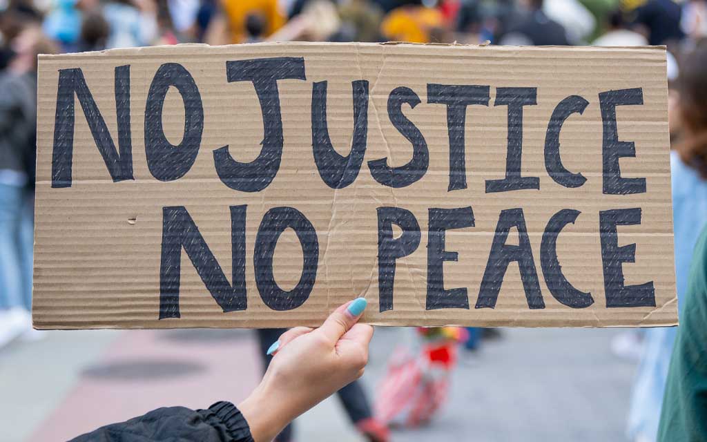 peace and social justice protest